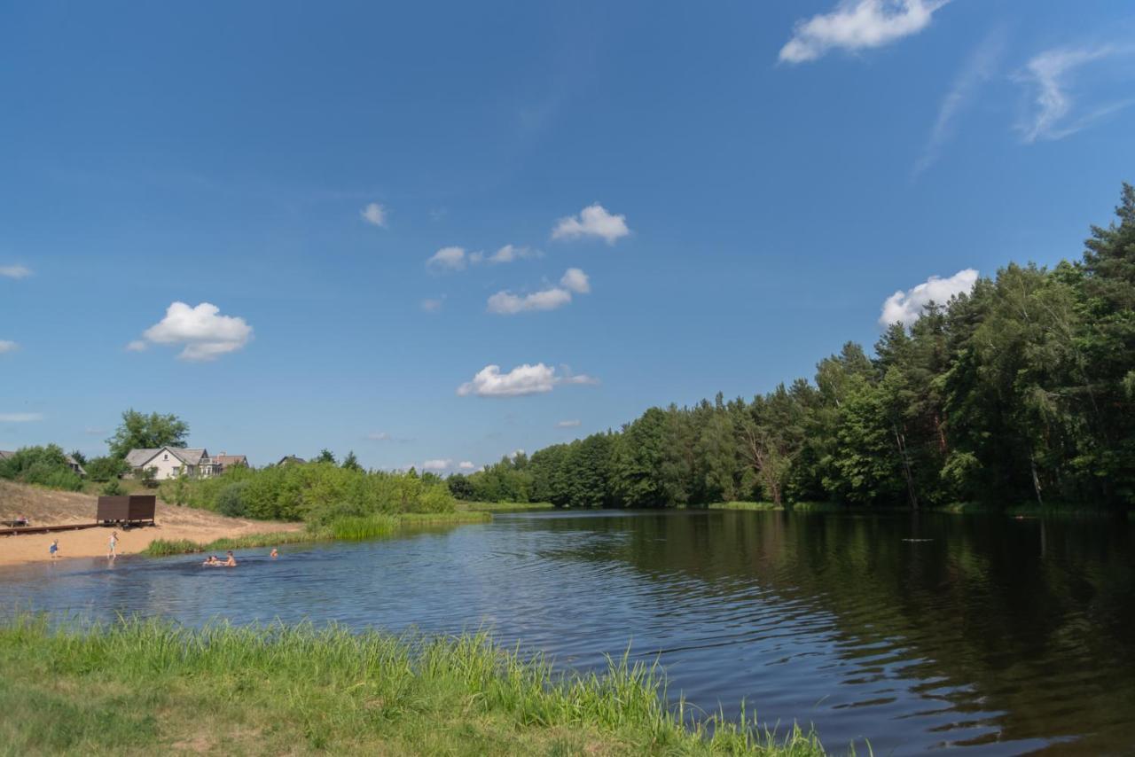 Vila Dvi Liepos Merkine Exteriér fotografie